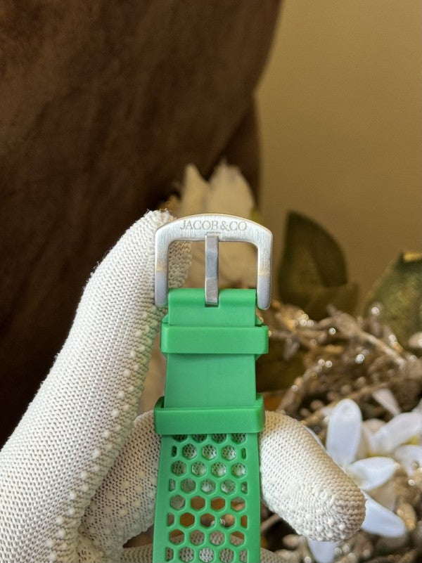 Jacob & Co. CR7 White Silicon Strap Premium Watch