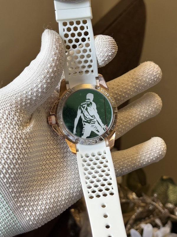 Jacob & Co. CR7 White Silicon Strap Premium Watch