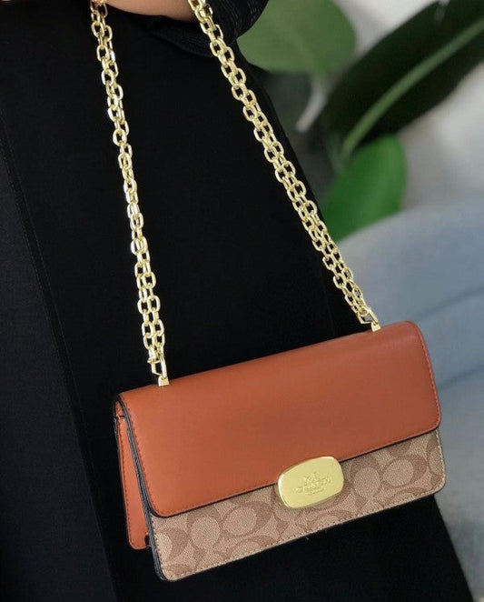 Coach Eliza Premium Crossbody Sling Bag With OG Magnetic