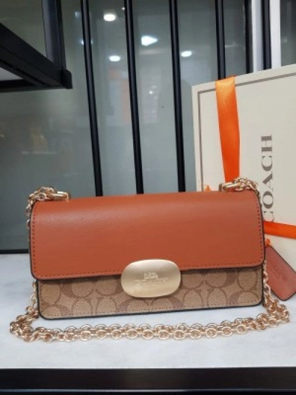 Coach Eliza Premium Crossbody Sling Bag With OG Magnetic