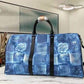 Louis Vuitton Damier Keepall Bandoulire Limited Edition Premium Unisex Duffle Bag