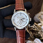 Patek Phillippe Chronograph White Dial Leather Strap Premium Watch