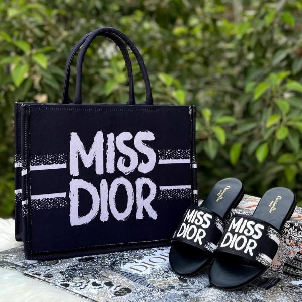 Miss Dior Book Tote – With Original Box, Dust Bag & Scarf