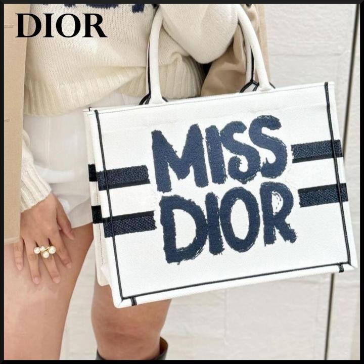 Miss Dior Book Tote – With Original Box, Dust Bag & Scarf