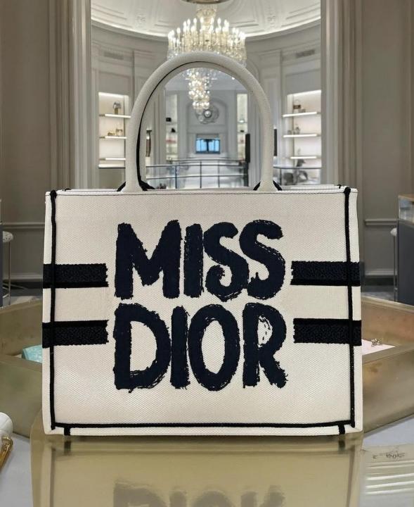 Miss Dior Book Tote – With Original Box, Dust Bag & Scarf