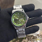 Tommy hilfiger Silver- Green Dial Premium Watch