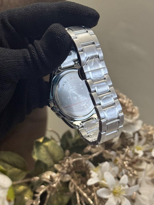 Tommy hilfiger Silver- Green Dial Premium Watch