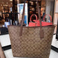 Coach Signature City Tote Bag With OG Box & Dust Bag