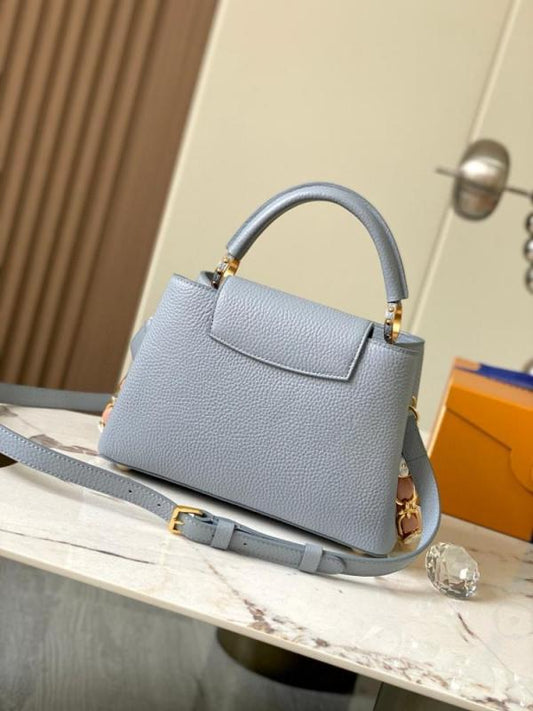 Louis Vuitton LV Capucines Premium Quality Leather Bag With OG Box