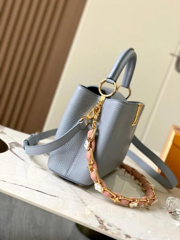 Louis Vuitton LV Capucines Premium Quality Leather Bag With OG Box