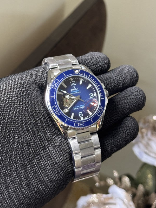 Omeg a SeaMaster UltraDeep Blue Automatic Premium Watch