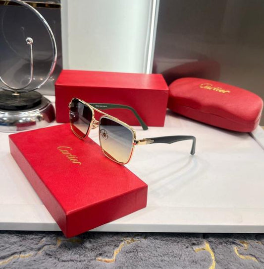 Cartier Gold-Multi Luxury Shade Sunglaases