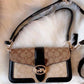 Coach Georgie Shoulder Bag In Colorblock Signature WIth OG Box & Dust Bag