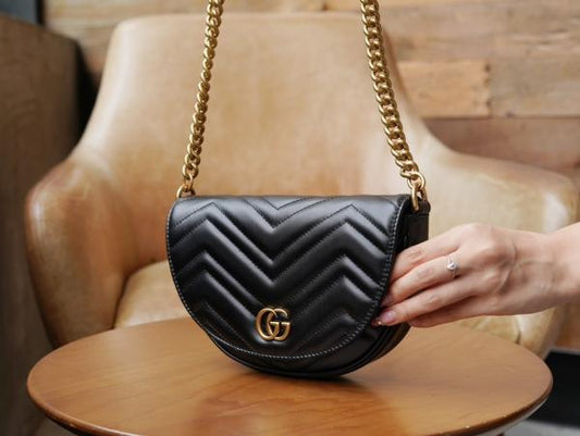 Gucci GG Marmont Moon Premium Shoulder Bag With OG Box