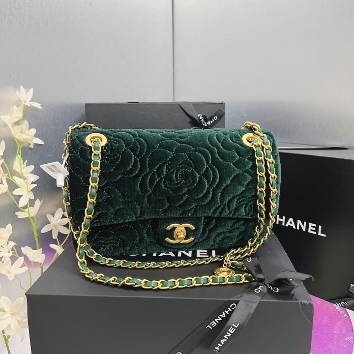 Chanel Velvet Camellia Flower Premium Limited Edition Bag