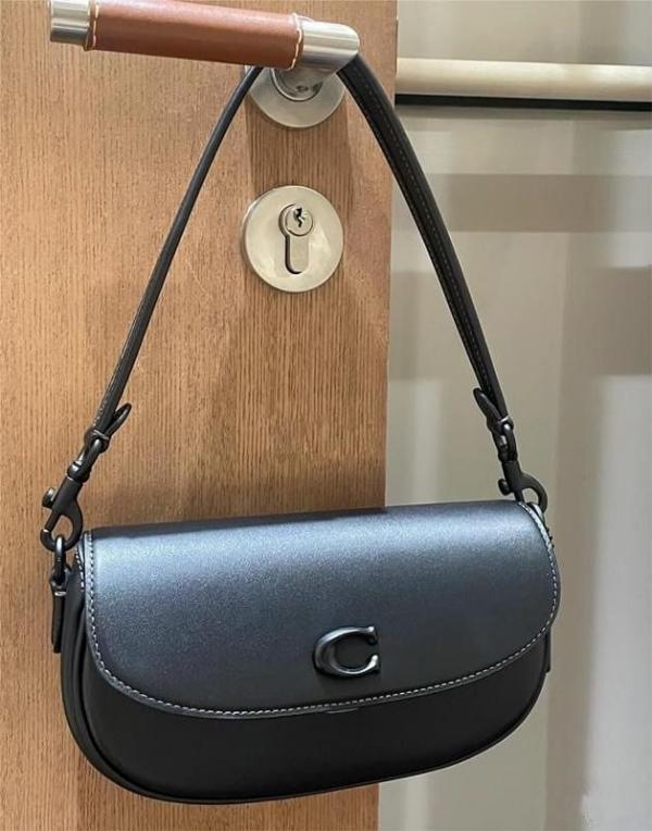 Coach Emmy Saddle Premium Crossbody Shoulder Bag With OG Double Box