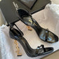 YSL Saint Laurent Opyum Heels- Black Gold