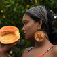 Papaya Fruit-Inspired Earrings