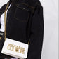 Versace Jeans Couture Saffiano Lock Crossbody Bag