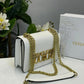 Versace Jeans Couture Saffiano Lock Crossbody Bag