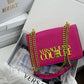 Versace Jeans Couture Saffiano Lock Crossbody Bag