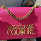 Versace Jeans Couture Saffiano Lock Crossbody Bag