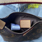 Louis Vuitton Hills Pochette Signature Denim And Signature