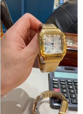 Cartier Santos Gold Original Model