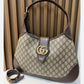 GUCCI APHRODITE LEATHER HOBO BAG WITH EXTENSION BELT - LABLEWHORE.COM