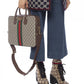 Gucci GG Supreme Ophidia Briefcase Laptop Bag With Dust Bag - (Brown) - LABLEWHORE.COM