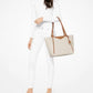 Michael Kors MK Whitney Tote Bag With Dust Bag (White) - LABLEWHORE.COM