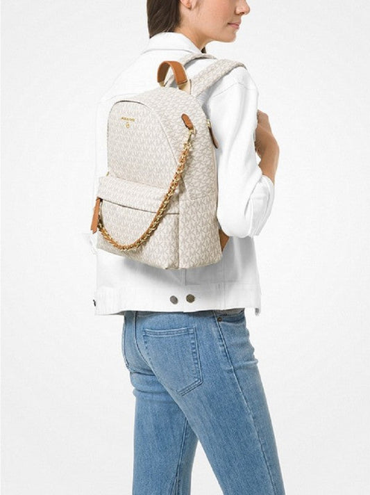 Michael Kors MK Slater Monogram Backpack With Dust Bag - LABLEWHORE.COM