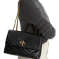 TORY BURCH CHEVRON CRESCENT BAGS - LABLEWHORE.COM