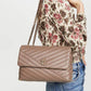 TORY BURCH CHEVRON CRESCENT BAGS - LABLEWHORE.COM