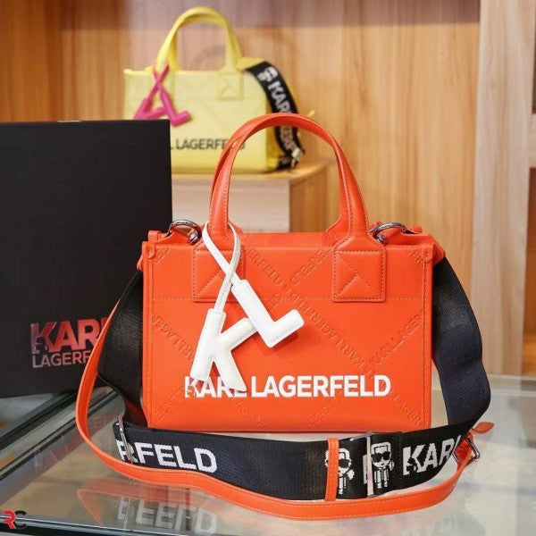 KARL LAGERFELD KSquare Embossed Tote Bag With OG Box & Dust Bag - LABLEWHORE.COM