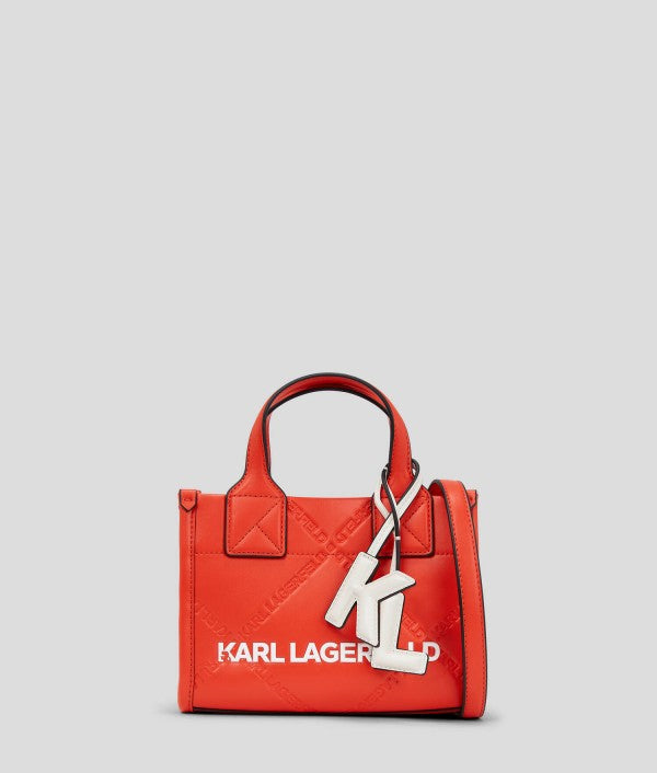 KARL LAGERFELD KSquare Embossed Tote Bag With OG Box & Dust Bag - LABLEWHORE.COM
