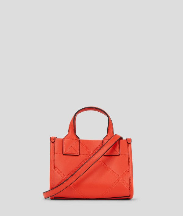 KARL LAGERFELD KSquare Embossed Tote Bag With OG Box & Dust Bag - LABLEWHORE.COM