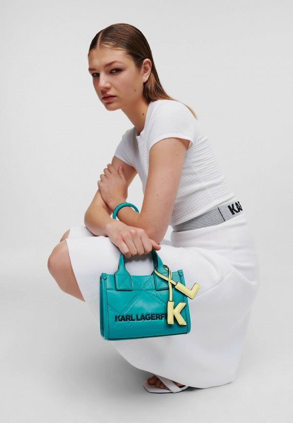 KARL LAGERFELD KSquare Embossed Tote Bag With OG Box & Dust Bag - LABLEWHORE.COM