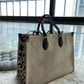 LOUIS VUITTON ON THE GO LEOPARD EDITION TOTE BAG - LABLEWHORE.COM
