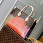 Louis Vuitton LV x YK On The Go M46466 Pumpkin Print Handbags With Dust Bag - LABLEWHORE.COM