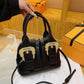 Versace Jeans Couture Baroque Buckle Bag With OG Box & Dust Bag - LABLEWHORE.COM