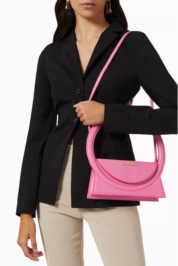 Jacquemus Le Sac Rond Bag With OG Box Dust Bag & Extra Sling Belt