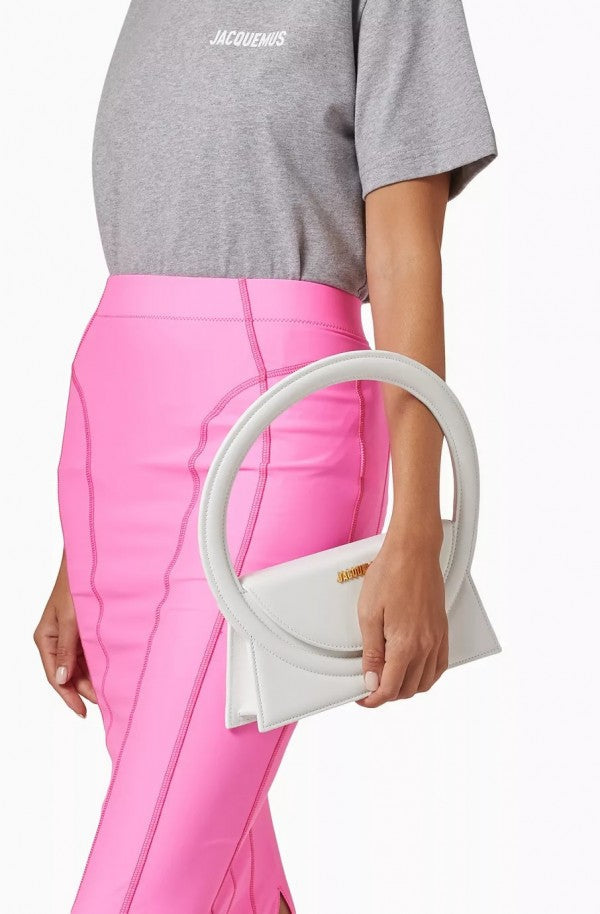 Jacquemus Le Sac Rond Bag With OG Box Dust Bag & Extra Sling Belt
