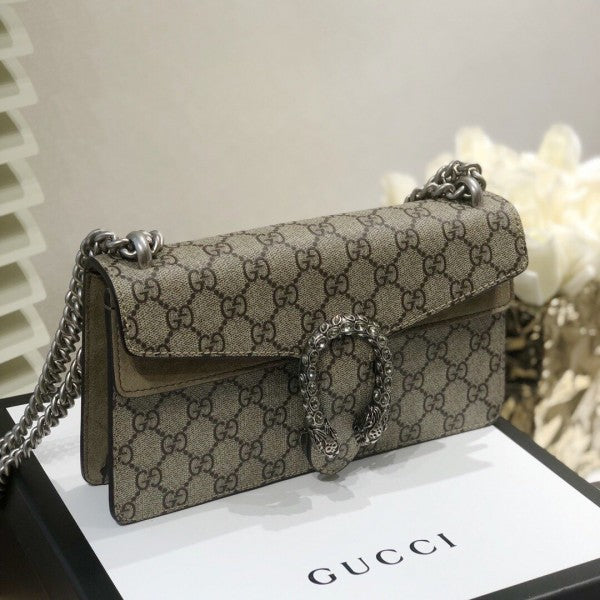 Gucci Dionysus GG Supreme Shoulder Bag With OG Box & Dust Bag