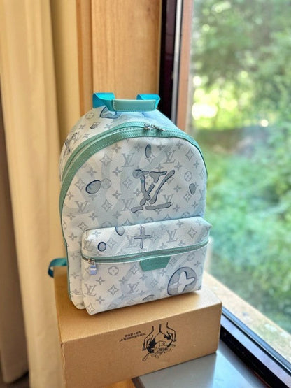 Louis Vuitton LV Discovery Premium Monogram Unisex Backpack With Dust Bag