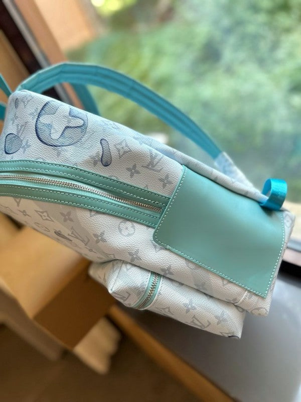 Louis Vuitton LV Discovery Premium Monogram Unisex Backpack With Dust Bag