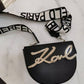 Karl Lagerfeld K Signature Round Cross Body Shoulder Bag With OG Box & Dust Bag