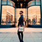 Burberry Two-tone Canvas and Leather Pocket Bag With OG Box & Dust Bag