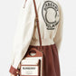 Burberry Two-tone Canvas and Leather Pocket Bag With OG Box & Dust Bag