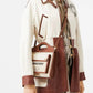 Burberry Two-tone Canvas and Leather Pocket Bag With OG Box & Dust Bag